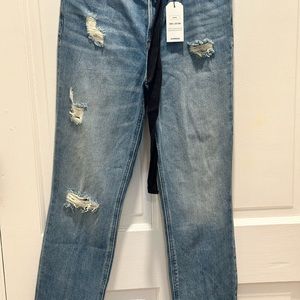 Express jeans. Straight ankle high rise. Size 4